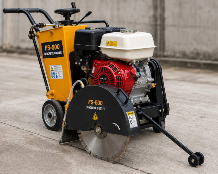 petrol concrete cutter floor saw